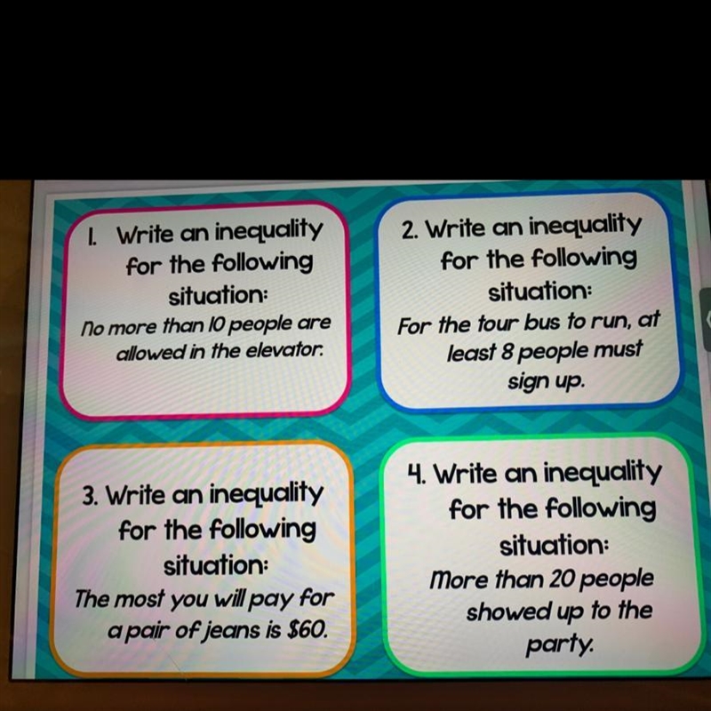 1.write an inequality for the following situation no more than 10 people are allowed-example-1