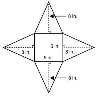 3. Find the surface area of the square pyramid.-example-1