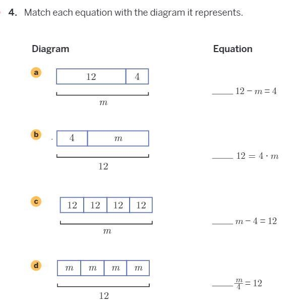 Match each equation with the diagram it represents.....pls help-example-1