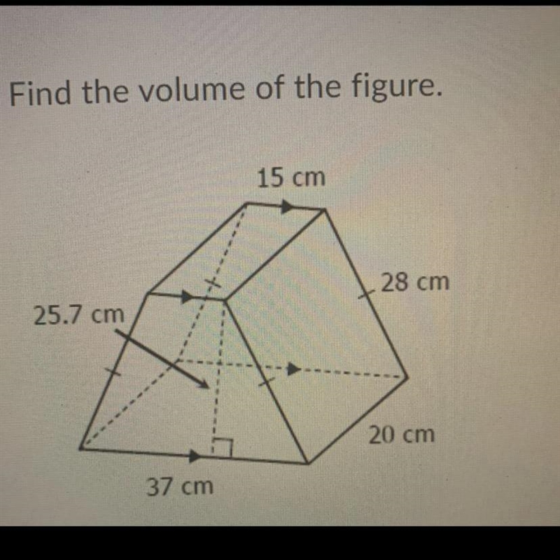 ￼find the volume of the figure please.-example-1