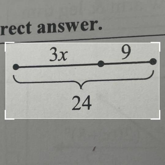 Question 2 : find the value of x-example-1