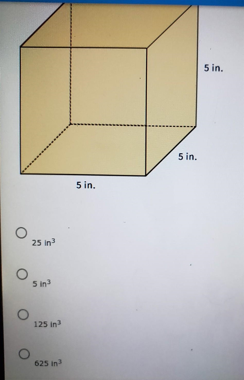 Find the volume of this cube ​-example-1