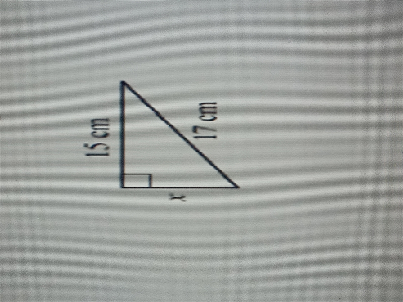 Find the length of the missing side. Please help-example-1