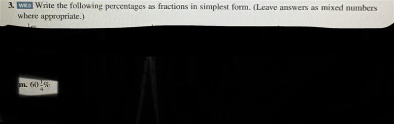 Write the following percentages as a fraction in simplest form-example-1