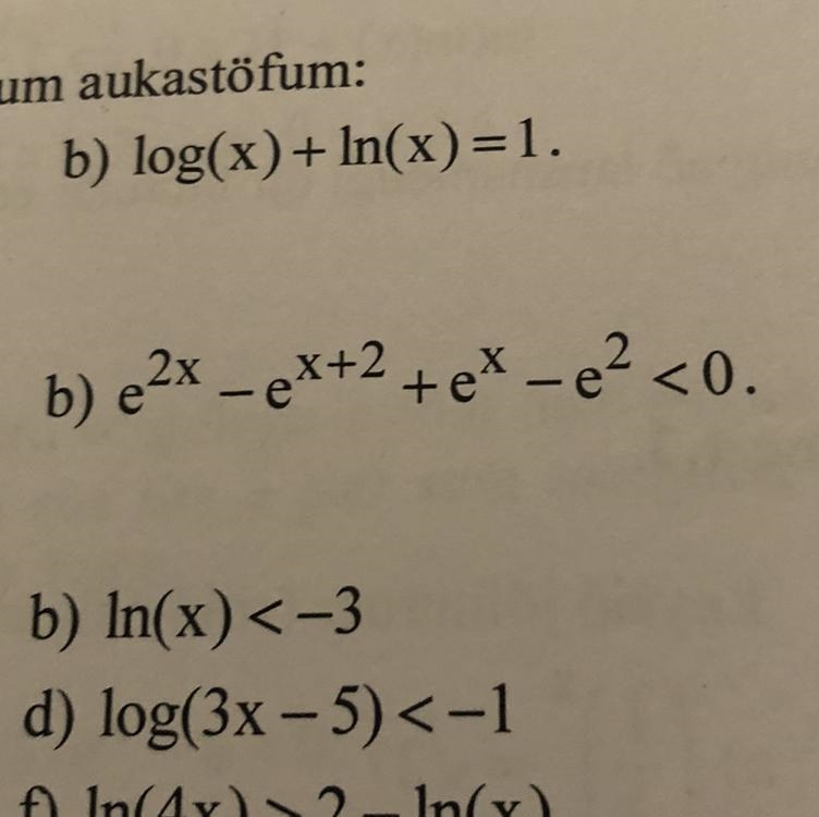 Solve for x (Only the one with e^2x)-example-1