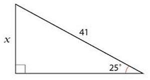 Find x. a. 40.3 b. 37.2 c. 17.3 d. 19.1-example-1