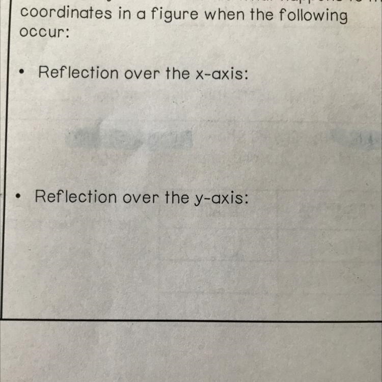 Please hurry! 8. Write in your own words what happens to the coordinates in a figure-example-1