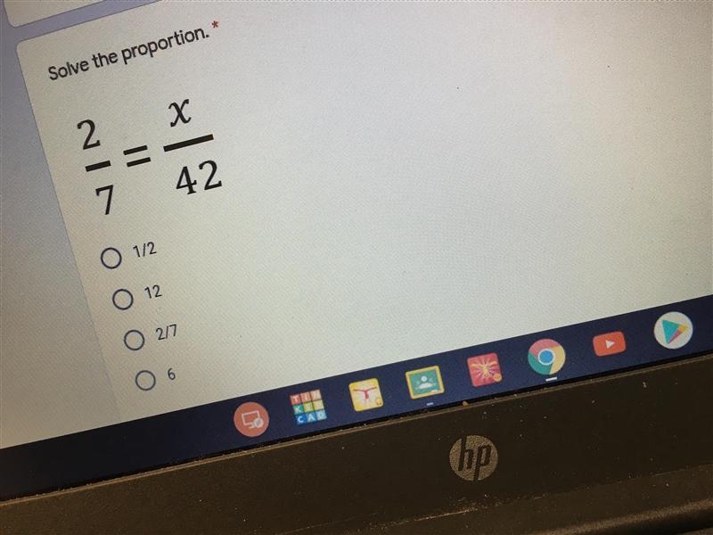 Solve the proportion-example-1