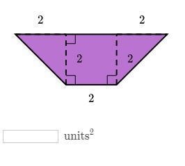 Pls help Find the area of the shape shown below. \text{ units}^2 units 2-example-1