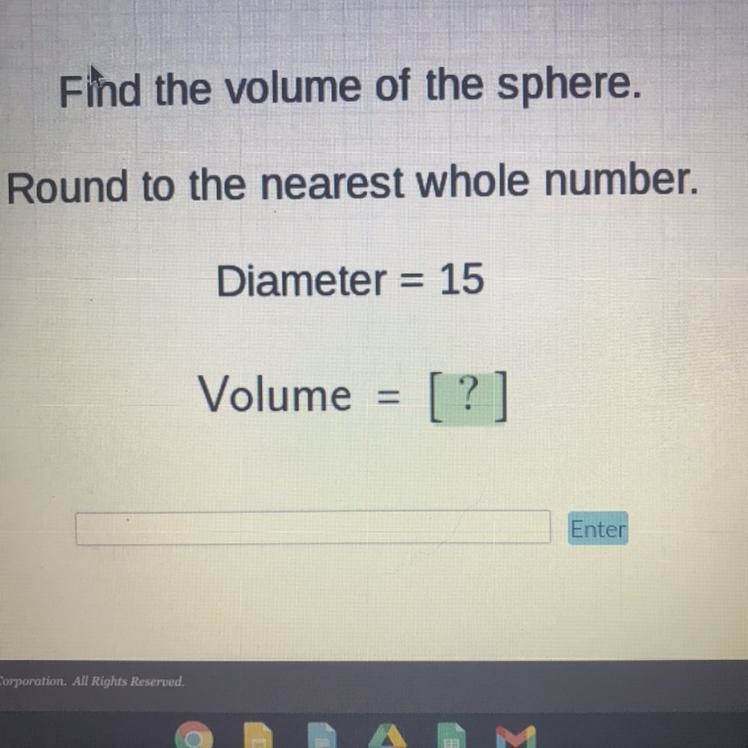 Help Needed Please!!! First the volume of the sphere-example-1