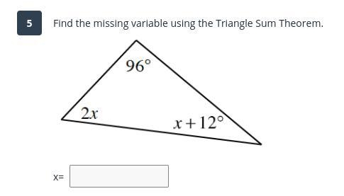 Solve using the triangle sum therom-example-1