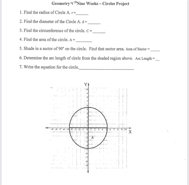 Circle math assignment . All the information is on the picture (click on it if it-example-1