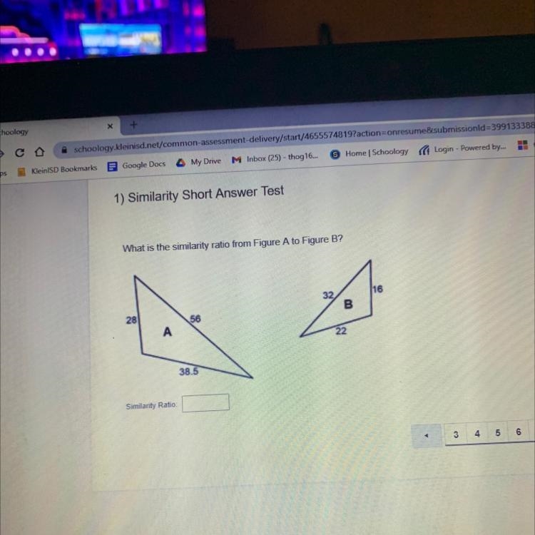 What is the similarity ratio from Figure A to Figure B? HELP ASAP!!!! PLZZZZ-example-1