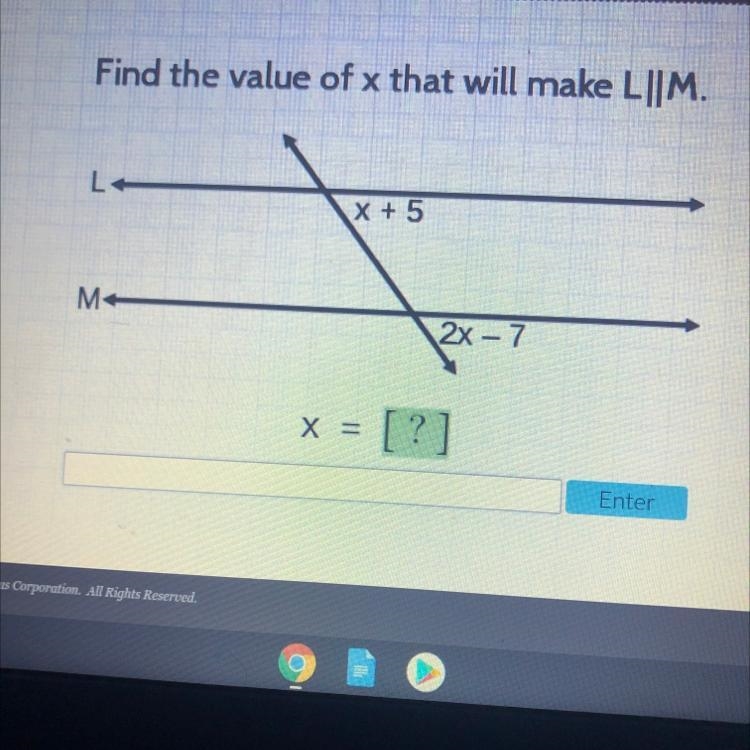 X-5+2x-7 find the vale pleaser!!-example-1