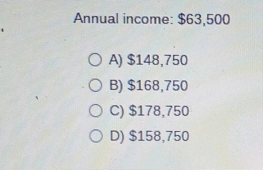 find the maximum amount the family should be able to spend on a home for each of the-example-1