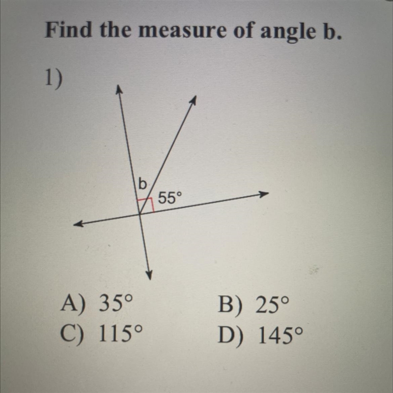 Find the measure angle of b.-example-1