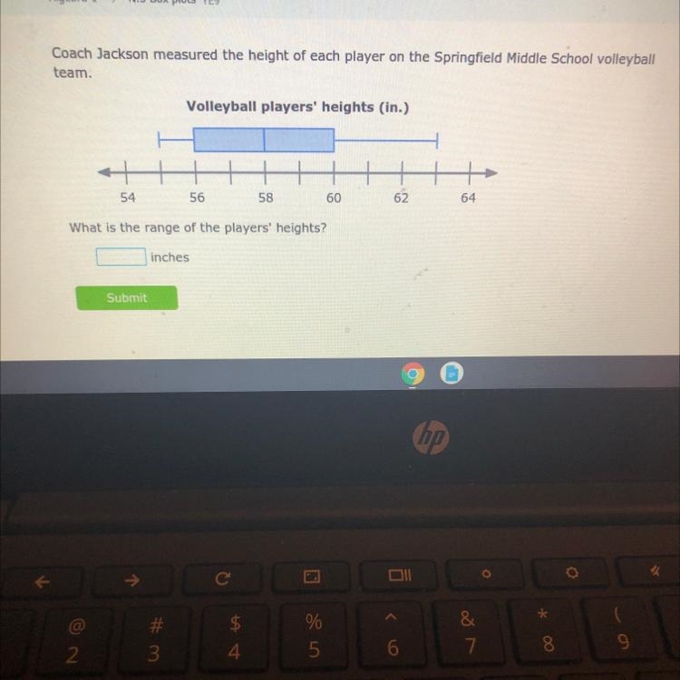 HELP NEEDED ASAP Coach Jackson measured the height of each player on the Springfield-example-1