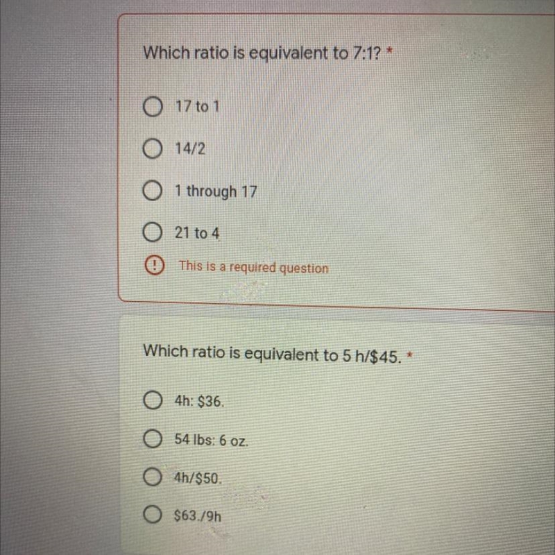 What ratio is equivalent to 1/7-example-1