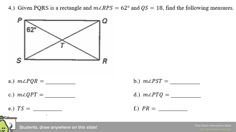 Find the following measures of the rectangle-example-1