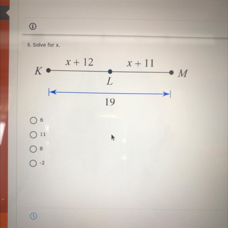 Please help asap 6. Solve for x-example-1