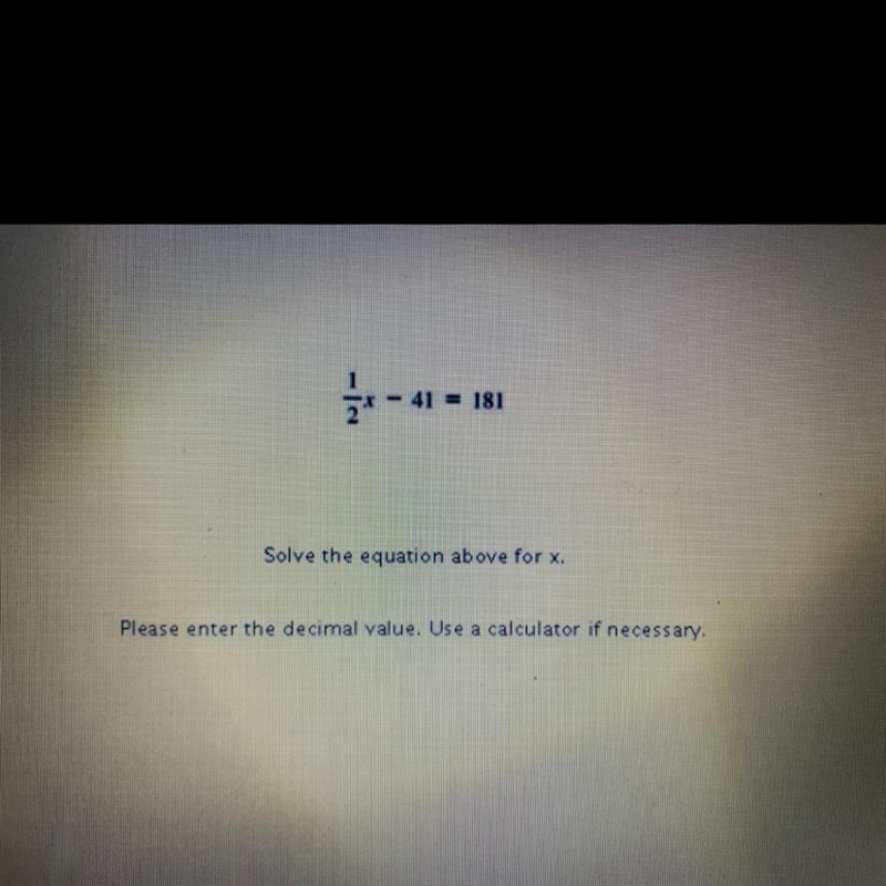 Solve the equation above for X.-example-1