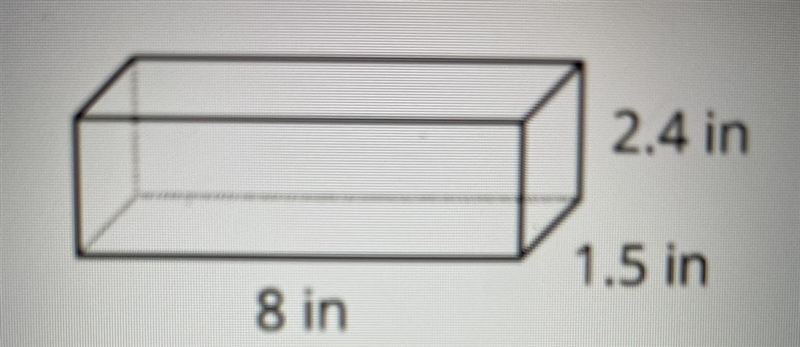 5. Here is a rectangular prism. a. What is the surface area of the prism? b. What-example-1