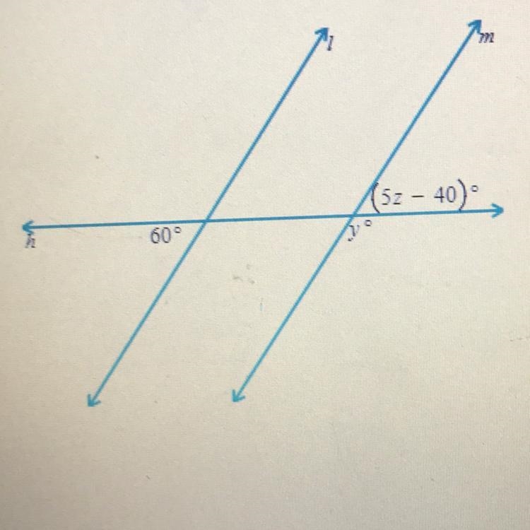 Please help me find the values of y and z .-example-1