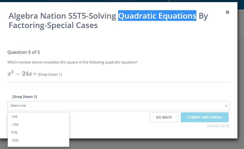 QUADRATIC EQUATIONS HELP-example-1