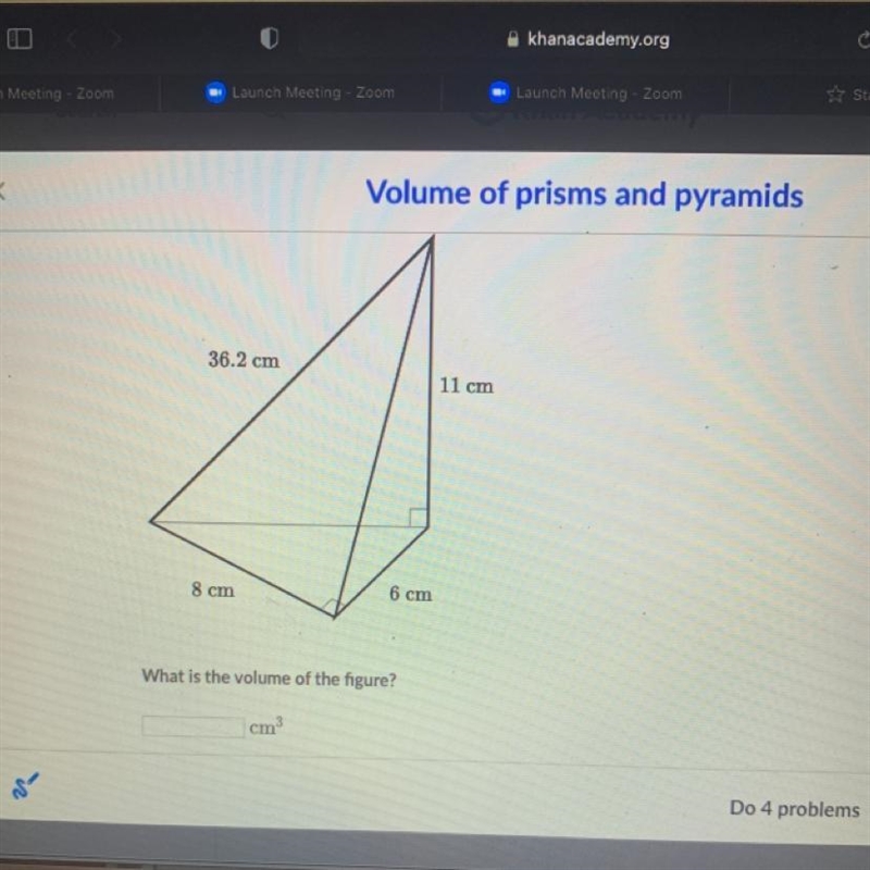 36.2 cm 11 cm 8 cm 6 cm What is the volume of the figure? Please help!-example-1