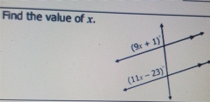 Find the value of x ​-example-1