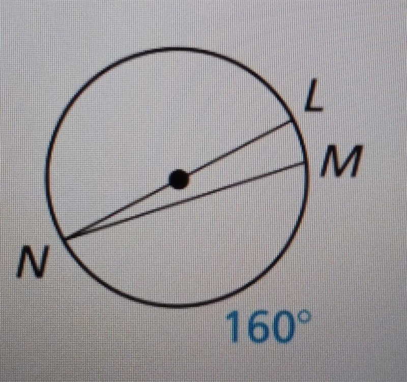 Find the measure of m<N ​-example-1