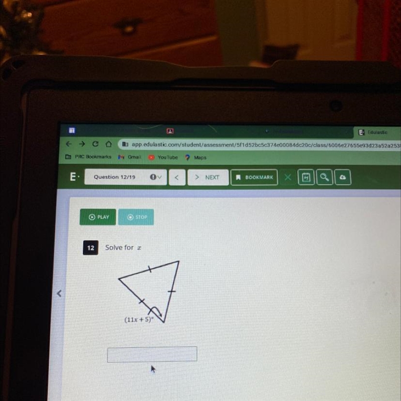 Solve for x (11x + 5)°-example-1