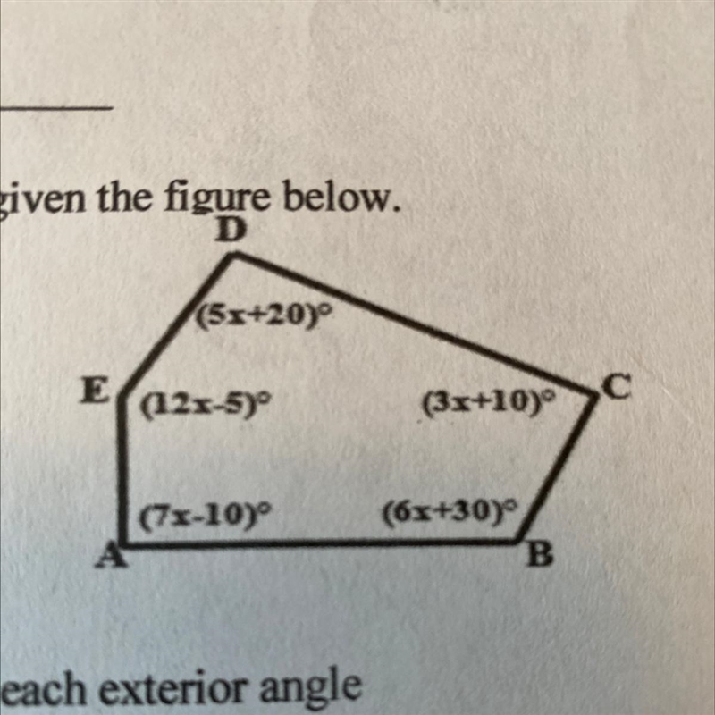 Find the value of x given the figure below.-example-1