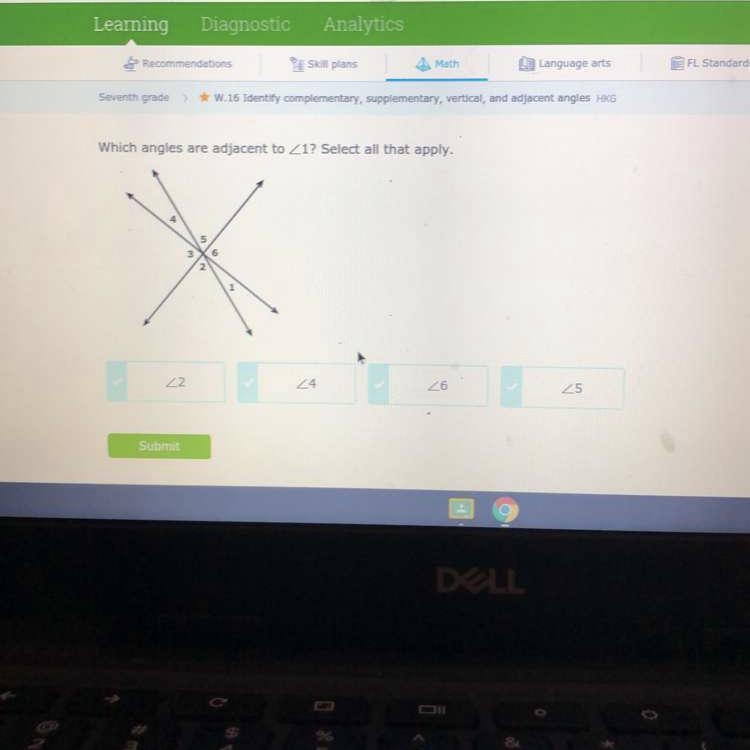 What angles are adjacent-example-1