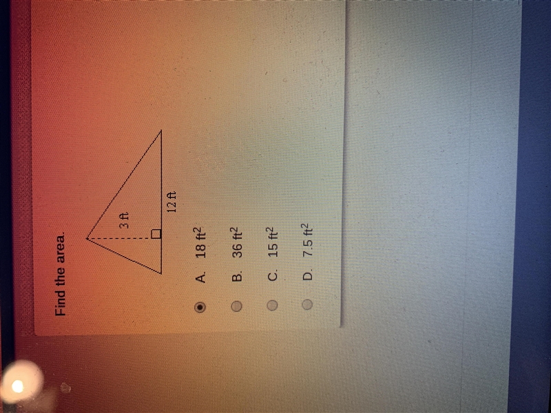 Area of triangle please help-example-1