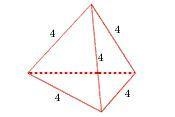 Find the lateral area of the regular pyramid. L. A. =-example-1