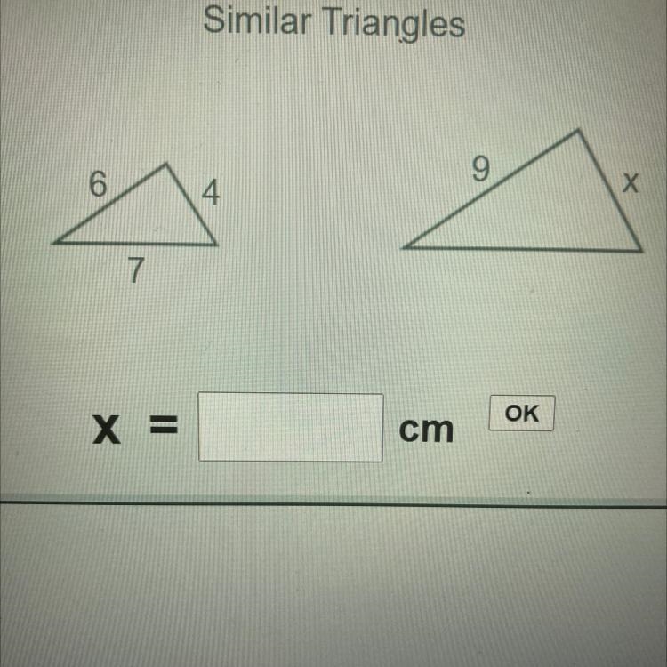 Similar triangles (please explain how to do this)-example-1