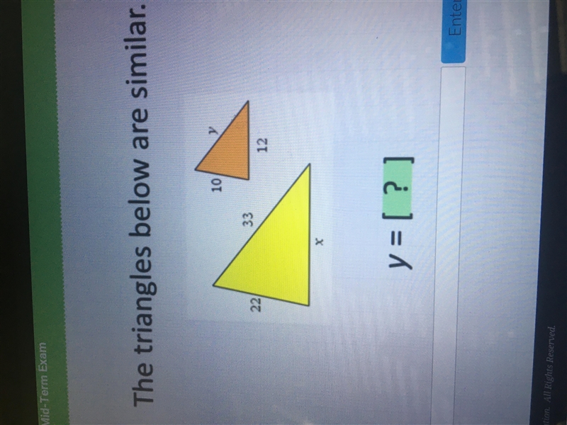 What is the value of y-example-1