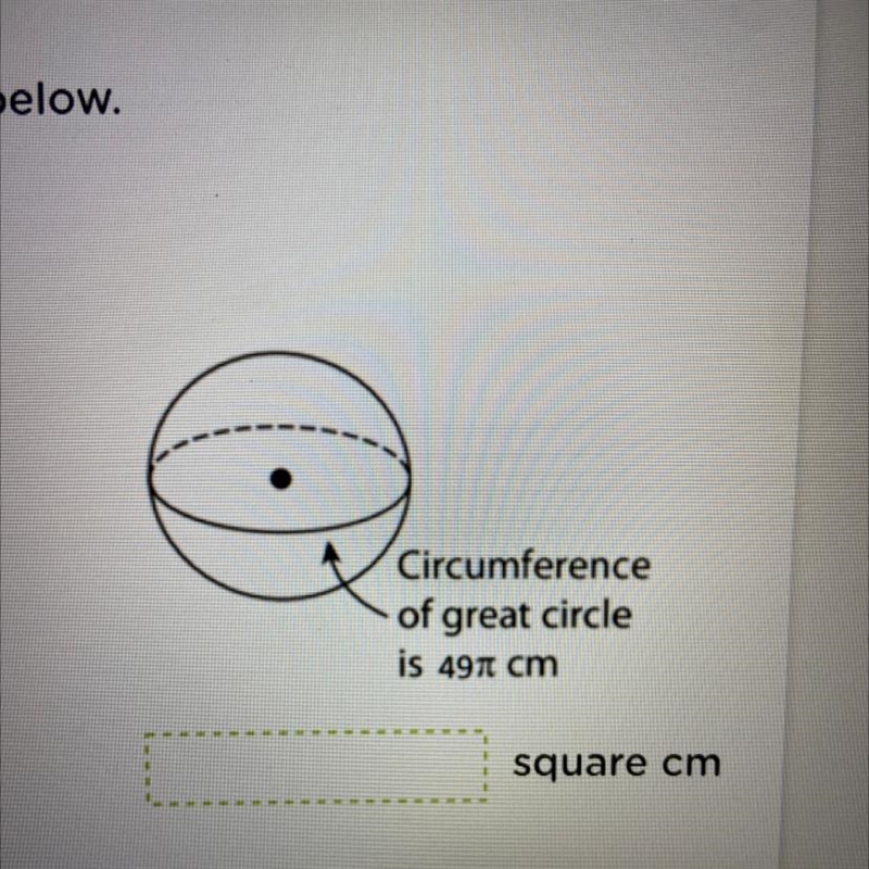 How do i find the surface area of the sphere??-example-1