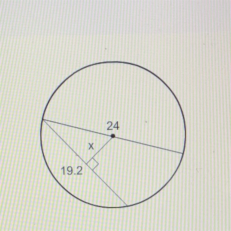 What is the value of x to the nearest tenth? A) 9.2 B) 7.2 C) 4.8 D) 12.0-example-1