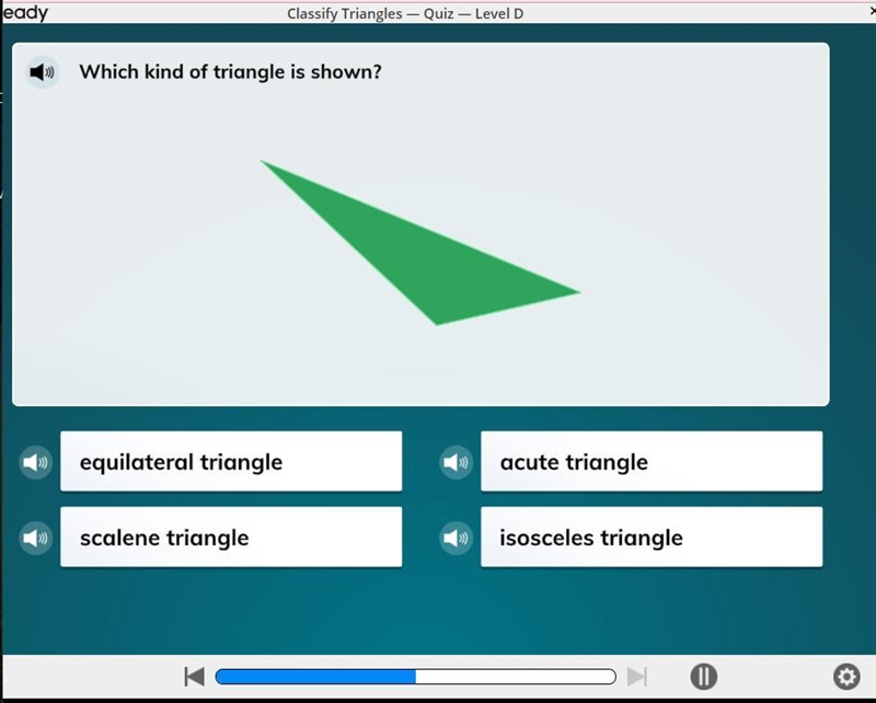 Which kind of triangle is shown-example-1