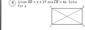 Solve for x or find x ​-example-1