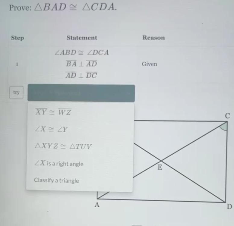 Prove ΔBAD≅ΔCAD please help if you can, offering 26 points!-example-2