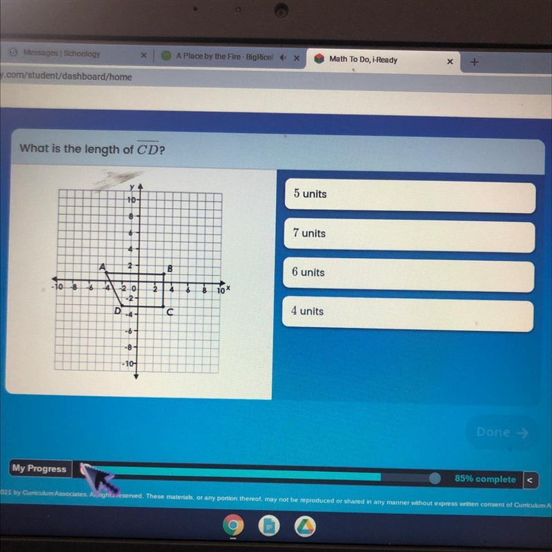 What is the length of cd?￼ (I NEED HELP ASAP)-example-1