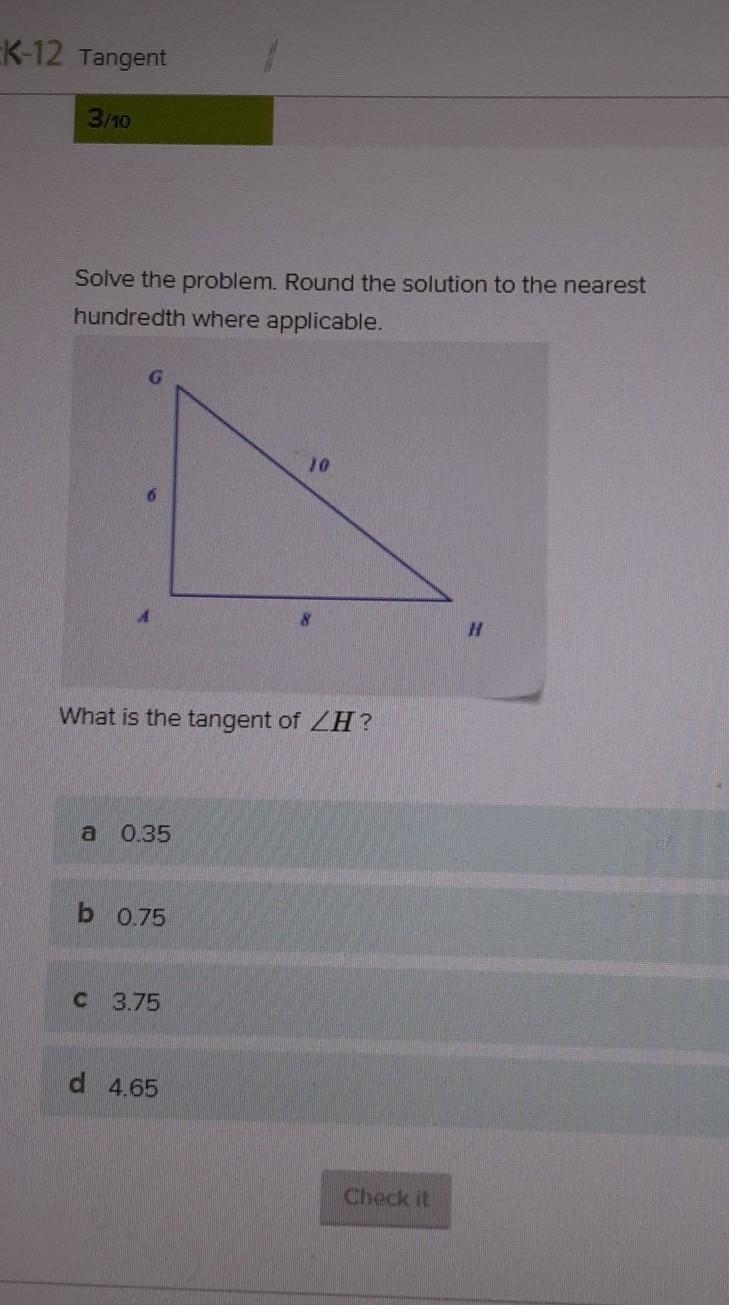 Solve the problem. Round the solution to the nearest hundredth where applicable. What-example-1