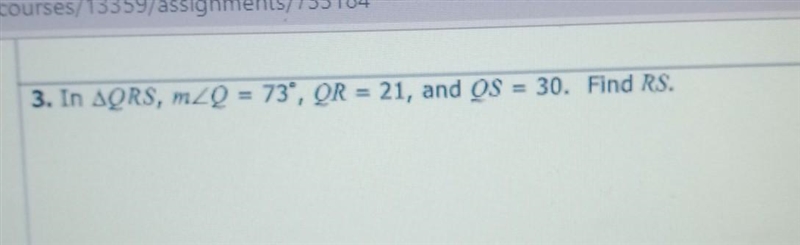 Unit l2 trigonometry homework 6 law of cosines Does anyone know the answer please-example-1