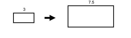 What scale factor was applied to the first rectangle to get the resulting image?-example-1