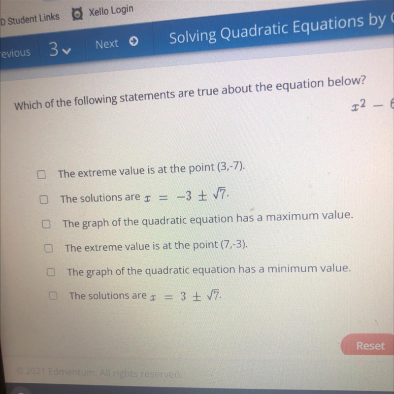 Select ALL the correct answers. Which of the following statements are true about the-example-1