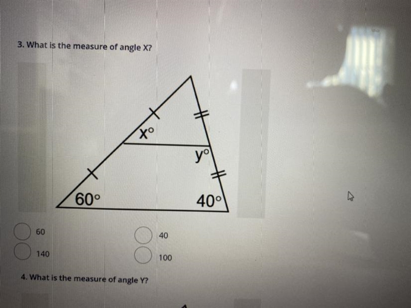 3. What is the measure of angle X? X=?-example-1