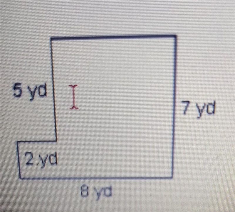 What is the area of the following shape​-example-1